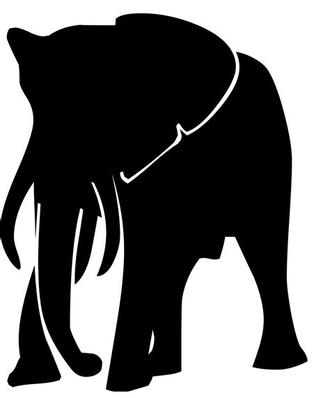 elefanten silhouette|elephant silhouette images.